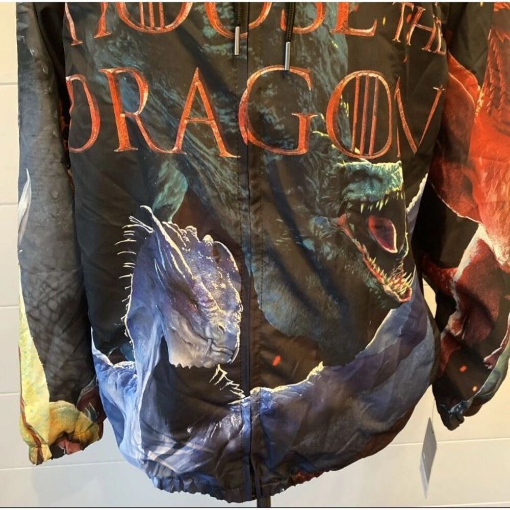 Members Only Game of Thrones House of the Dragon Hoodie Zip Jacket Men's Size S - Picture 3 of 12